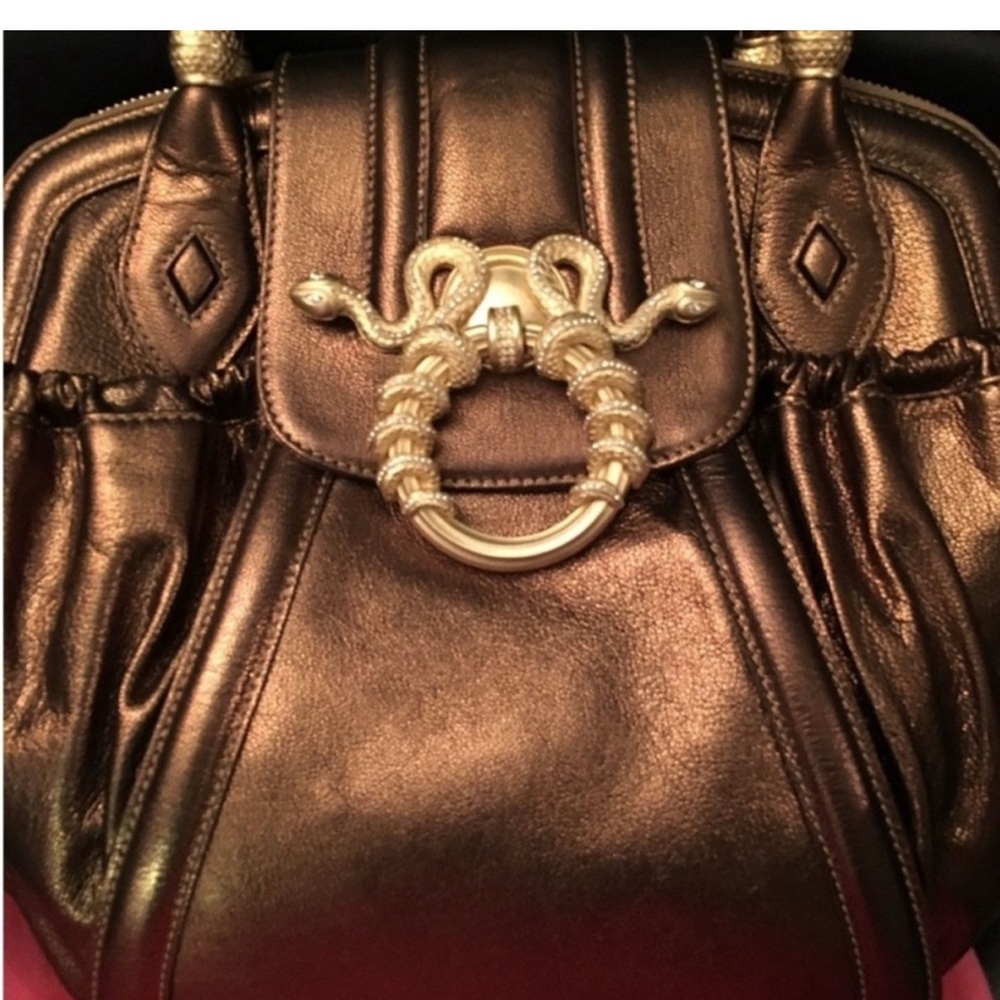 Judith Leiber Medusa bag rhinestone encrusted  snake bag NWT 2750$ Gorgeous